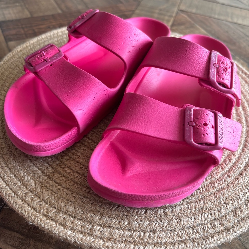 UNIQUE BIRKENSTOCK ARIZONA EVA Pink Slide Sandals SIZE 38